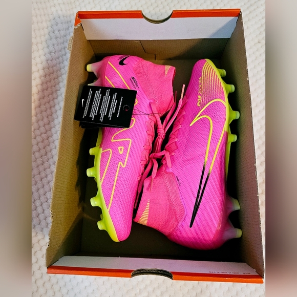 Nike Zoom Mercurial Superfly 9 Elite AG-Pro “Pink Blast” FD0245-605 Men Size 10 - Picture 10 of 11